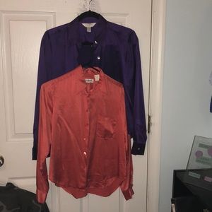 Pure silk women’s blouses